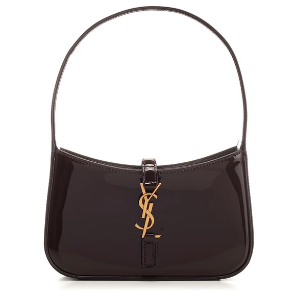 Yves Saint Laurent Handbags - Le 5 A 7 Mini YSL Shoulder Bag in Patent Leather